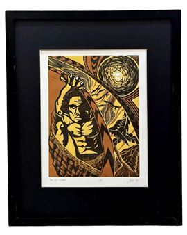 Signed J. Woo “The Last Supper" Lithograph - J. Woo