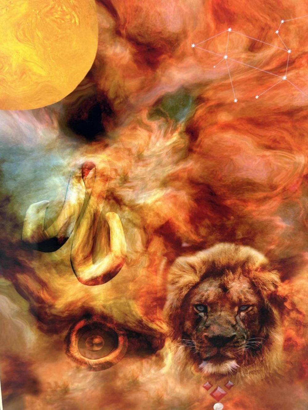 Artwork by John Akhtar, Signed John Akhtar Collage Photo, Made of Collage Photo