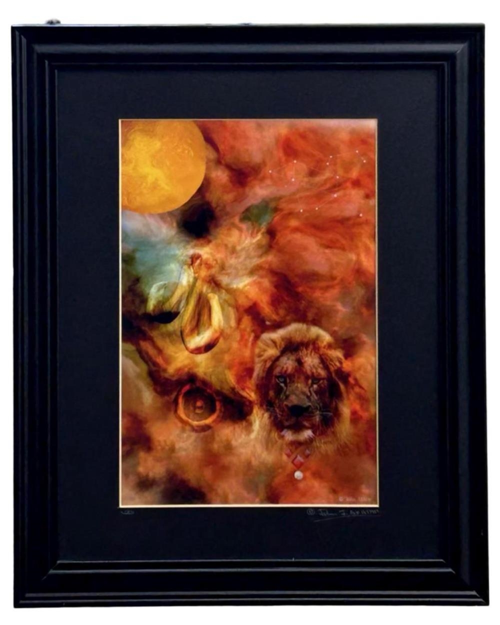 Artwork by John Akhtar, Signed John Akhtar Collage Photo, Made of Collage Photo