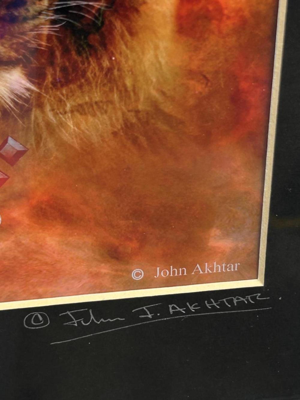 Artwork by John Akhtar, Signed John Akhtar Collage Photo, Made of Collage Photo