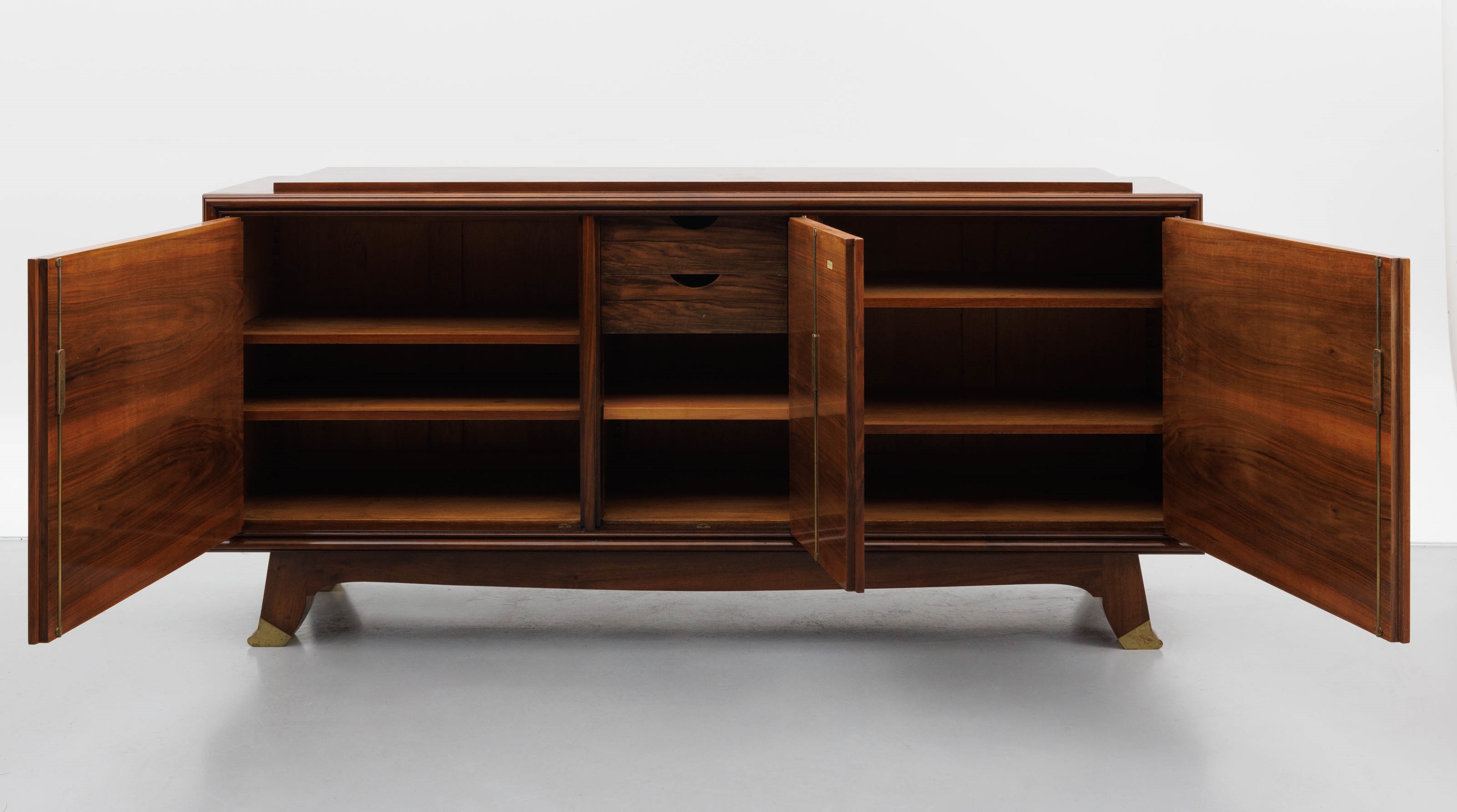Artwork by Jules Leleu, An Art Deco-period polished rosewood sideboard, Made of polished rosewood
