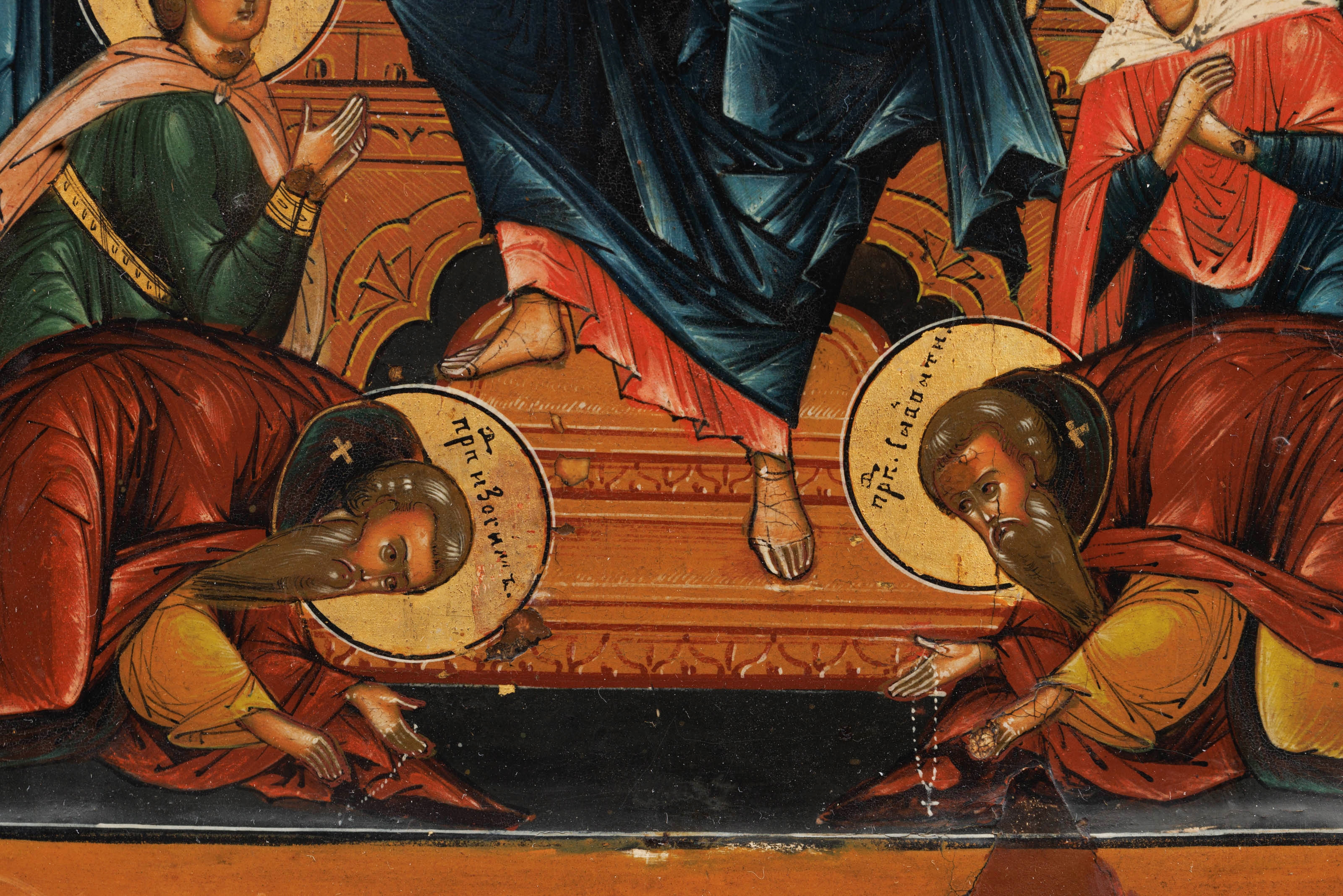Palekh School, 18th Century | An icon depicting a extended Deesis ...