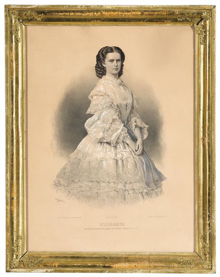Empress Elisabeth of Austria by Josef Kriehuber, 1861
