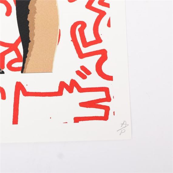 Death NYC | DEATH NYC Keith Haring Supreme Kate Moss lithograph