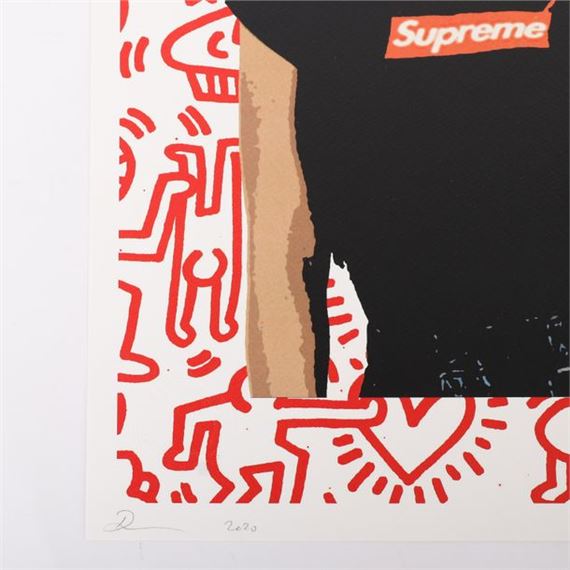 Death NYC | DEATH NYC Keith Haring Supreme Kate Moss lithograph