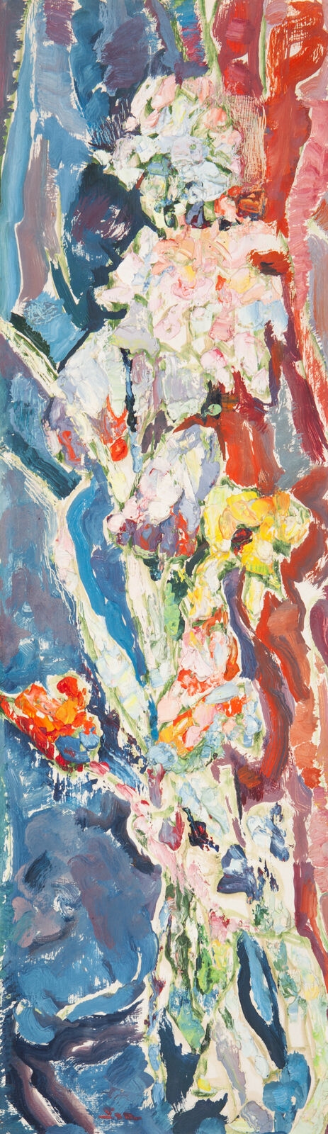 Artwork by Lea Mrázová, Kvety, Made of Olej na sololite