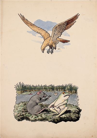 12 sheets with illustrations to Tolstoy L.N. Fairy tales were / [Op.] L.N. Tolstoy; Rice. P.P. Goslavsky. 2nd book. - Moscow: Raduga, 1911. - 17 p., incl. region : color ill. ; 27 cm - (Library for children by L.N. Tolstoy: For younger ages / In the drawing by P.P. Goslavsky, executed in colors) - Petr Petrovich Goslavsky