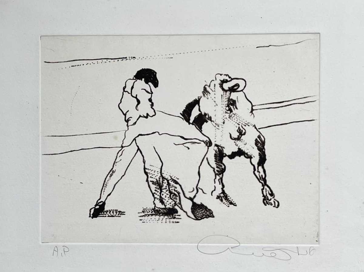 Artwork by Uri Lifschitz, Matador, Made of Etching