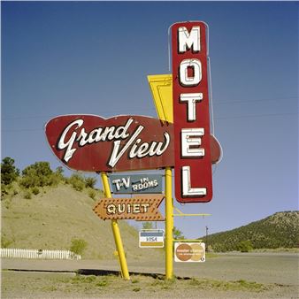 Steve Fitch: American Motel Signs - Joseph Bellows Gallery, La Jolla