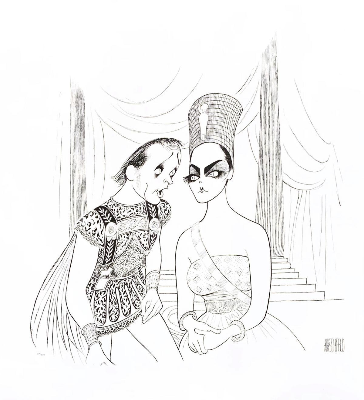 "Anthony & Cleopatra" - Al Hirschfeld