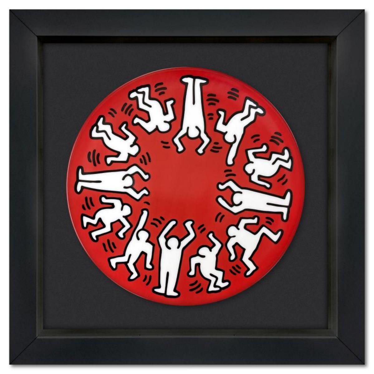 "White on Red" - Keith Haring