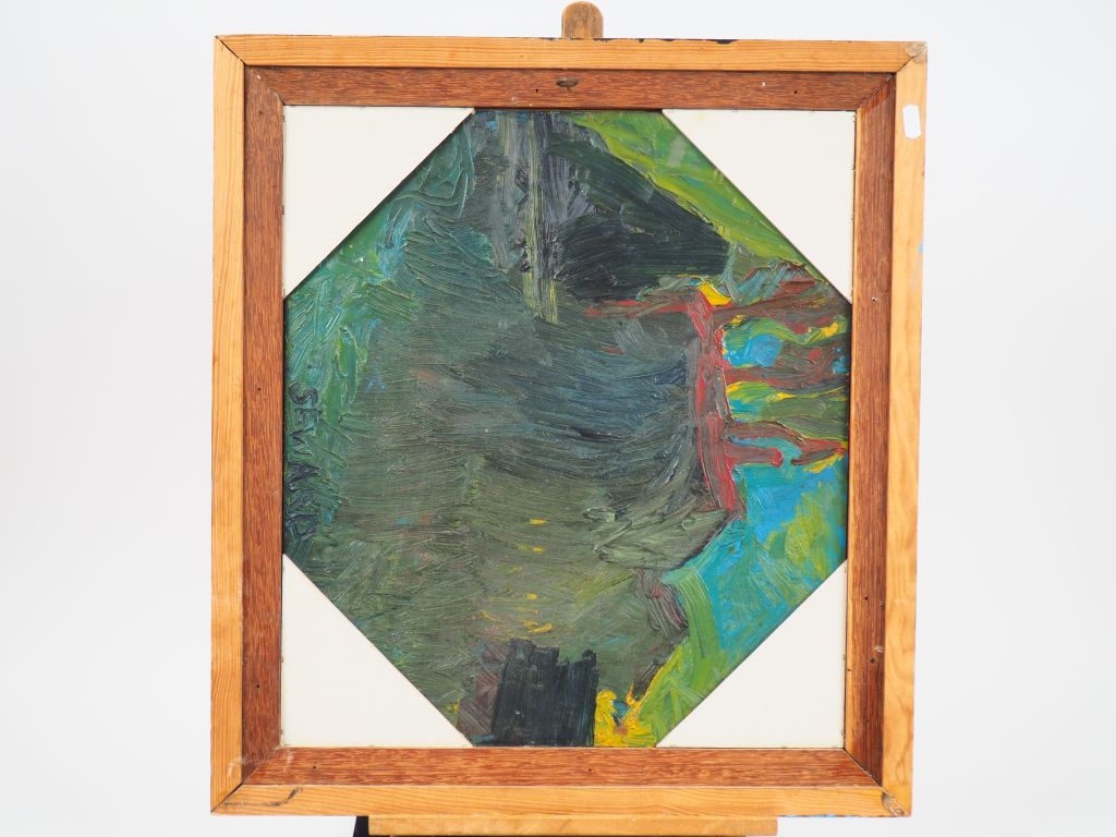 Artwork by Gordon Seward, Intérieur fauve, Made of oil on canvas