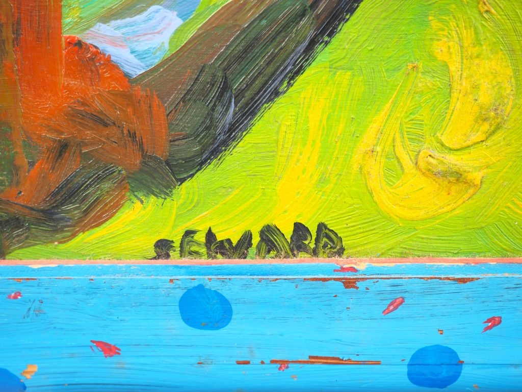 Artwork by Gordon Seward, Intérieur fauve, Made of oil on canvas