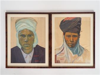 Portraits d'hommes d'Afrique du Nord - Giraud