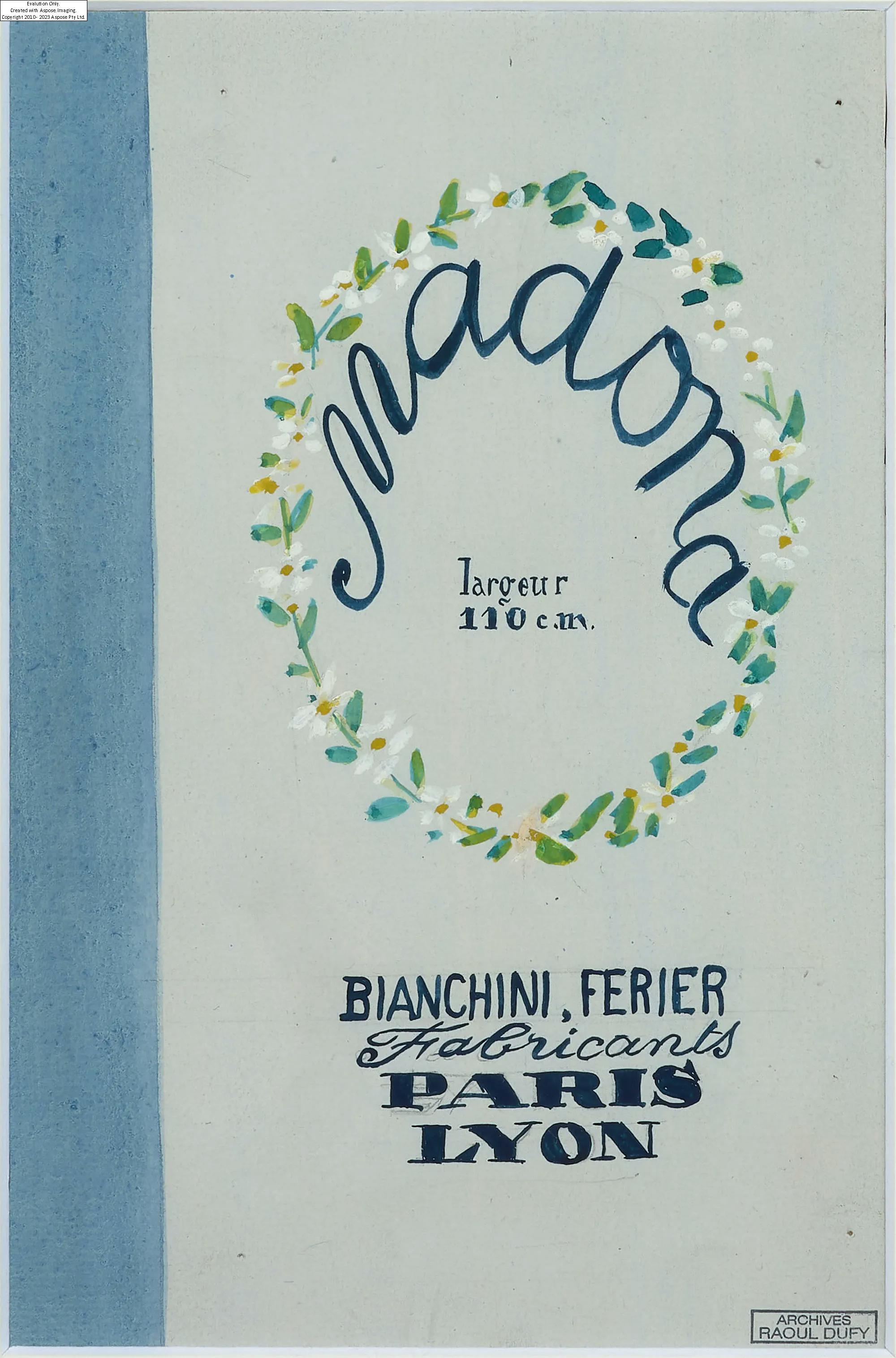 Dessin Gouache Publicitaire 1950 - Cerise Et Kirsch - Art Nouveau - Projet Publicitaire Vintage