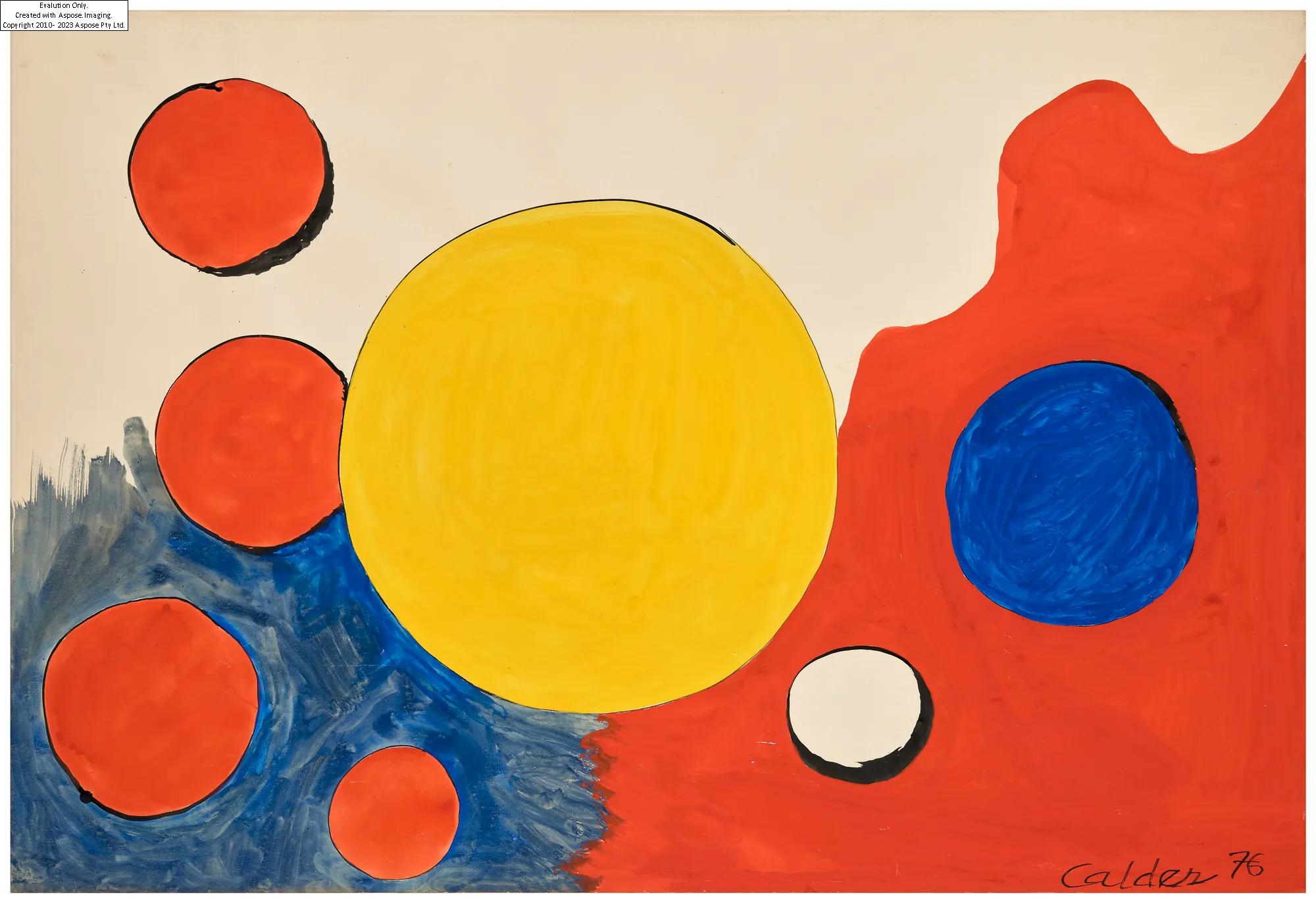 Alexander Calder | Sun shine - 1976 | MutualArt