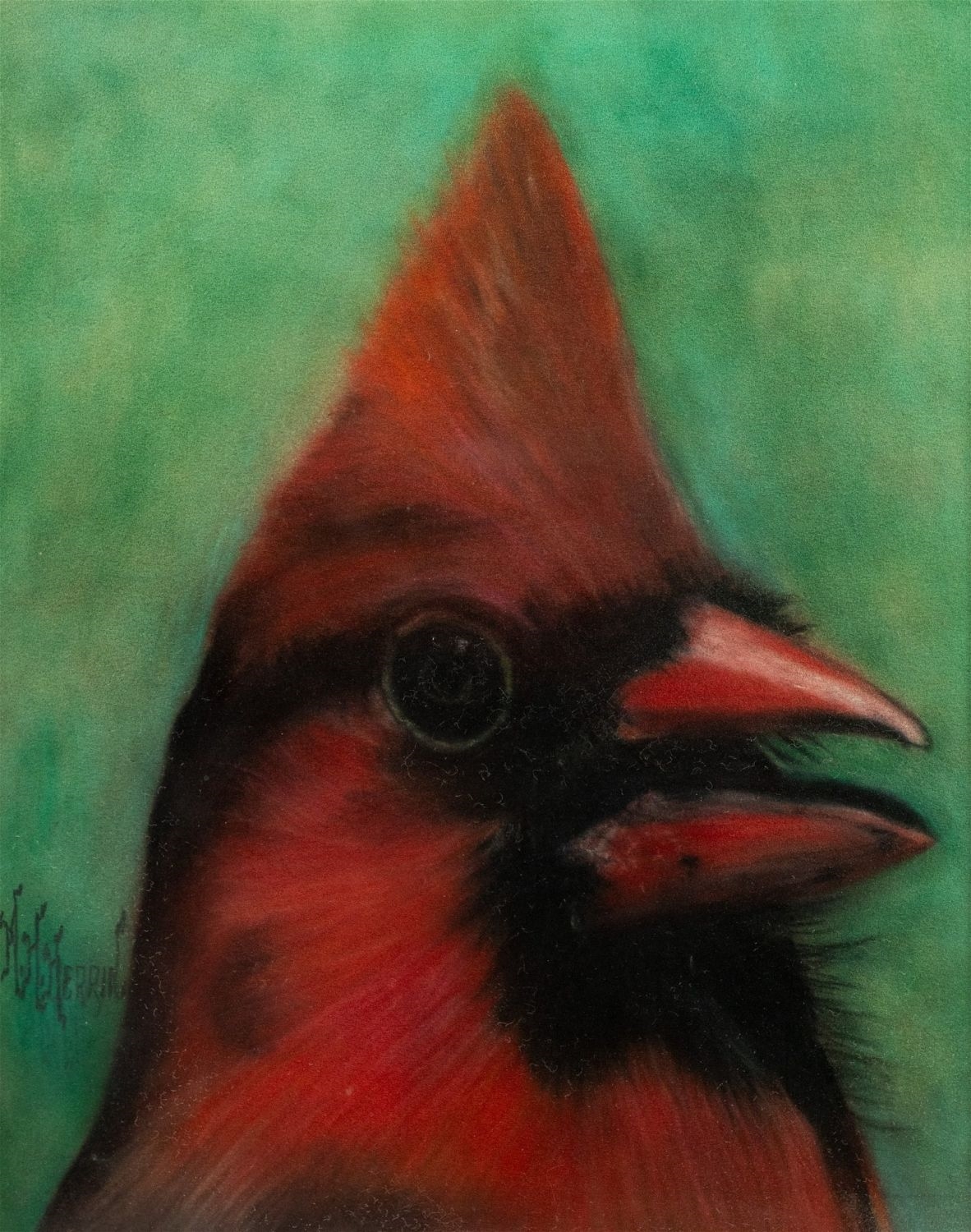M. H. Herrin | M.H. Herrin Cardinal Pastel on Paper | MutualArt