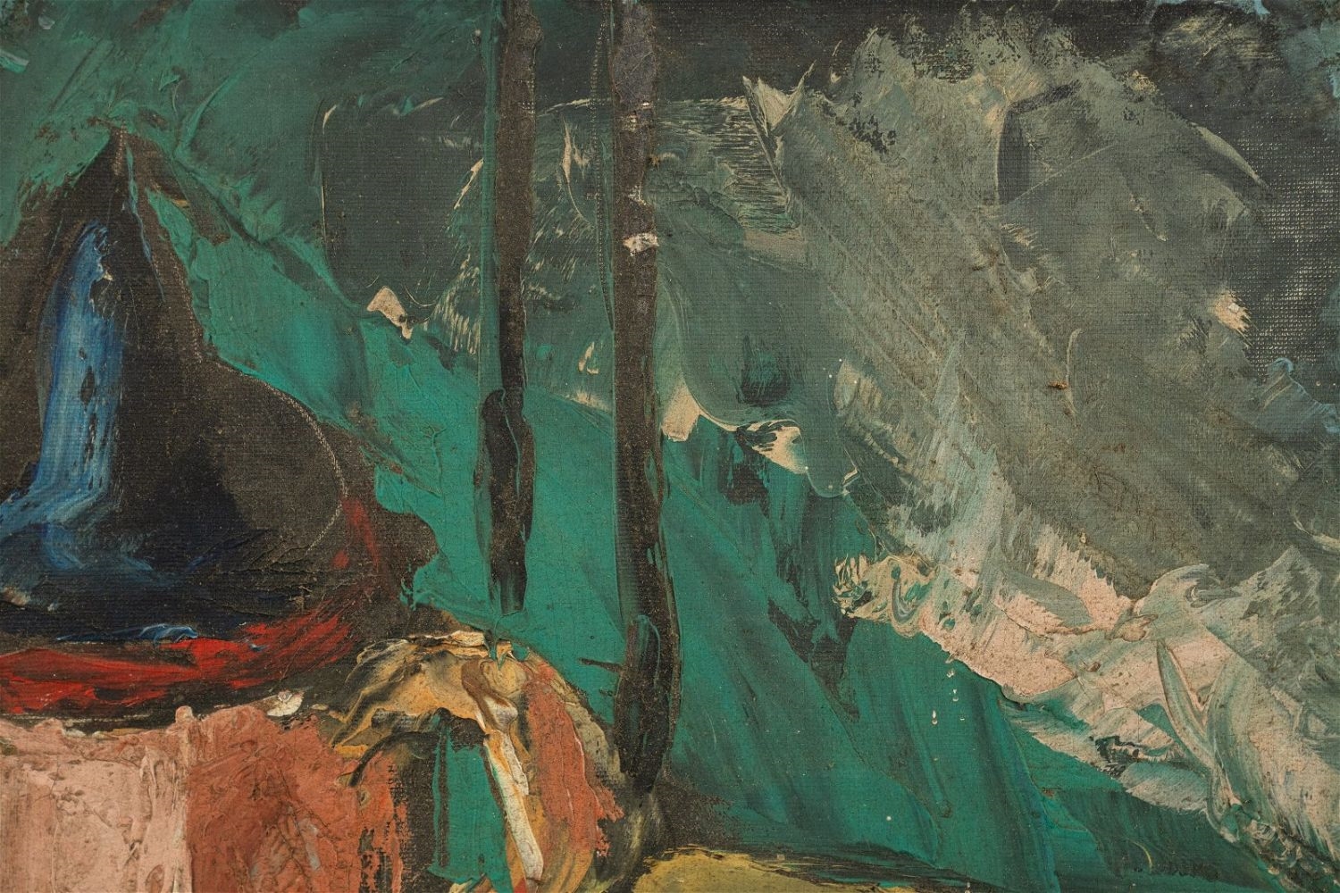 C. Jensen | Impressionist Still Life Oil on Board Painting | MutualArt