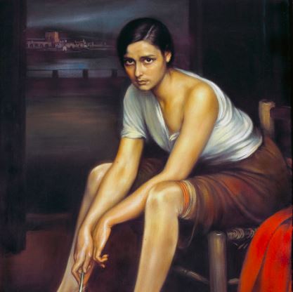 La Chiquita Piconera by Julio Romero de Torres - Museo Nacional Thyssen-Bornemisza