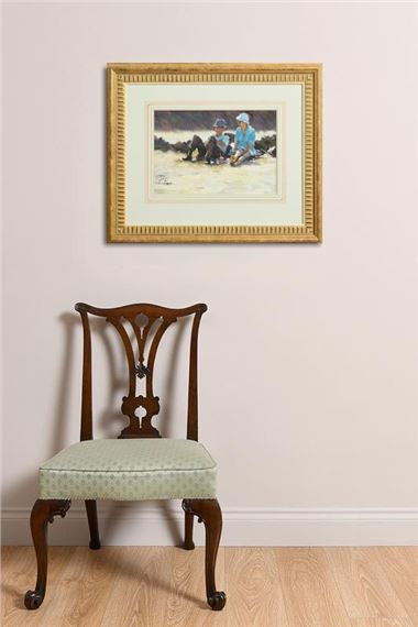 Patsy Farr | Couple on the Beach | MutualArt
