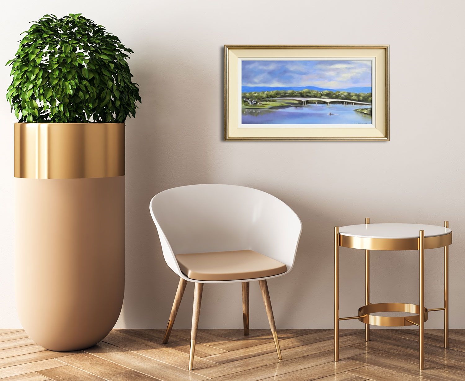 Artwork by Katie Rafferty, Port na Blagh, Co. Donegal (2000, Made of oil on canvas