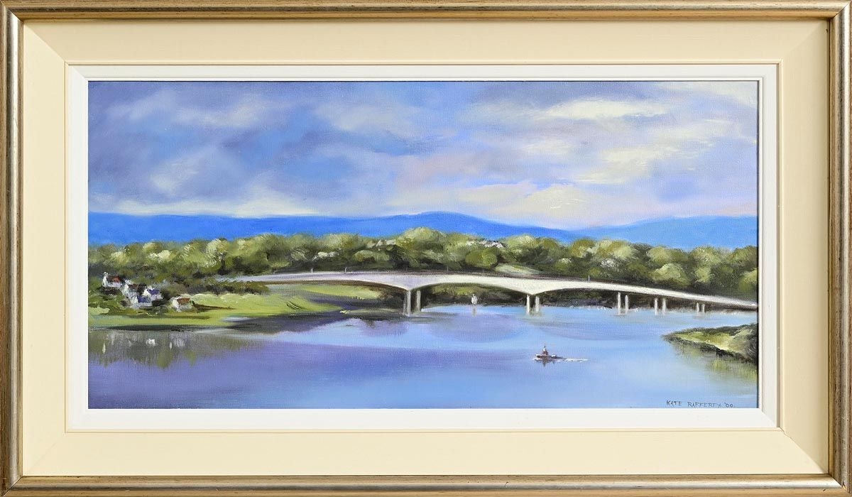 Artwork by Katie Rafferty, Port na Blagh, Co. Donegal (2000, Made of oil on canvas