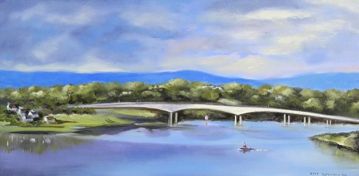 Artwork by Katie Rafferty, Port na Blagh, Co. Donegal (2000, Made of oil on canvas