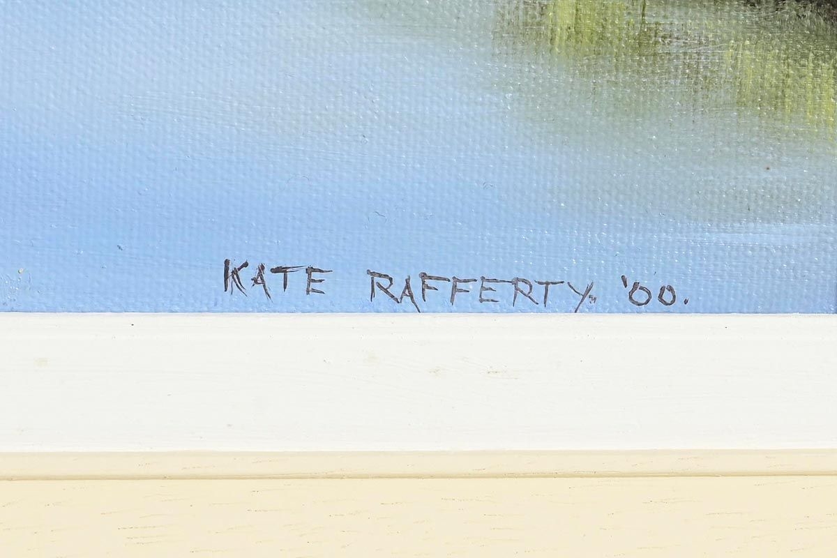 Artwork by Katie Rafferty, Port na Blagh, Co. Donegal (2000, Made of oil on canvas