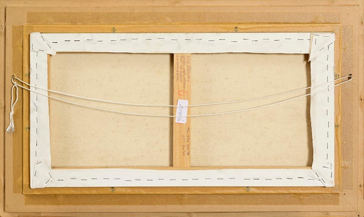 Artwork by Katie Rafferty, Port na Blagh, Co. Donegal (2000, Made of oil on canvas