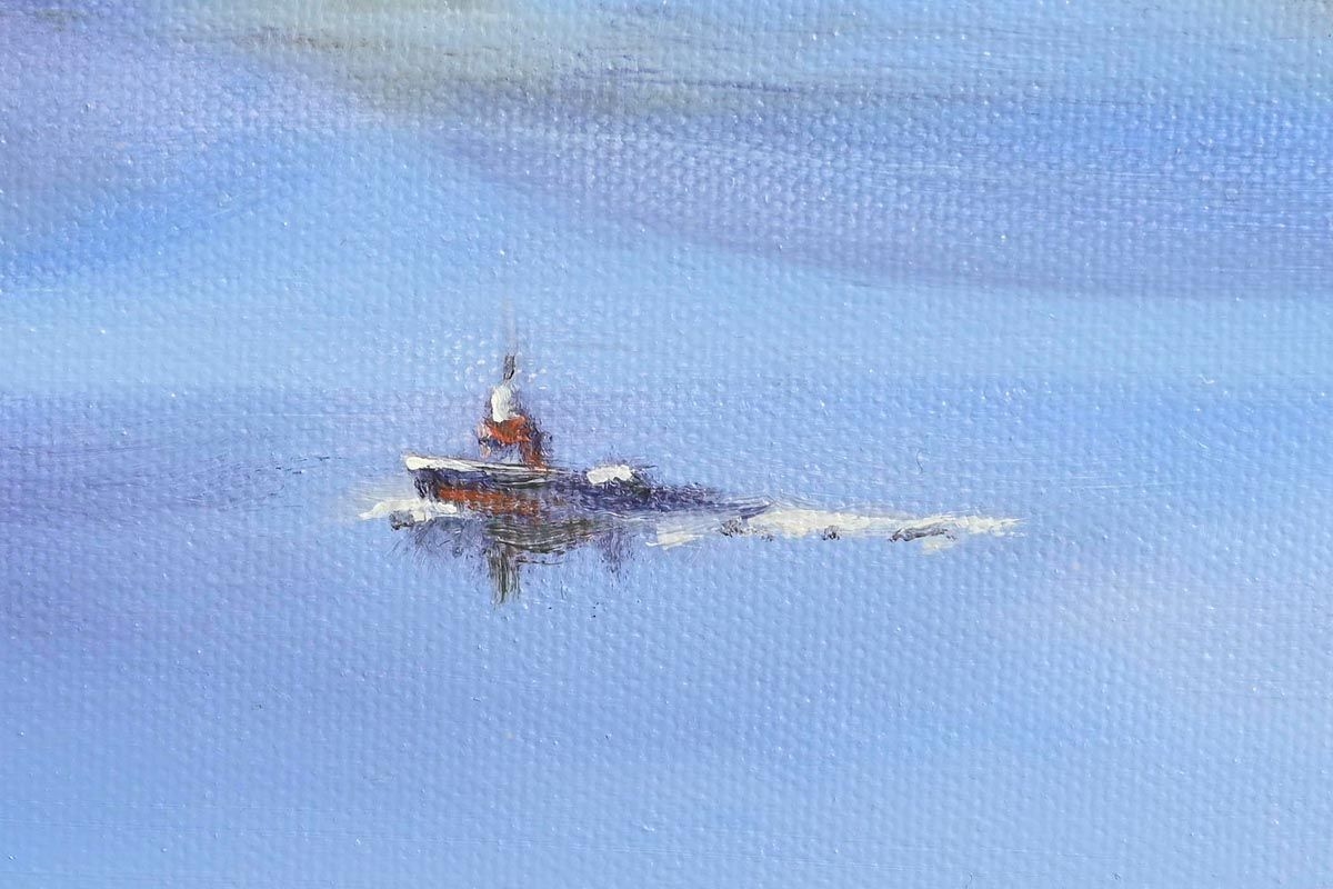 Artwork by Katie Rafferty, Port na Blagh, Co. Donegal (2000, Made of oil on canvas