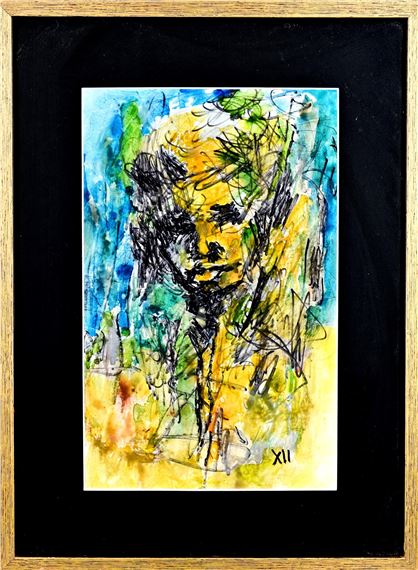 94 Malte Nyberg Tolf 1929-2013 Blandteknik på papper