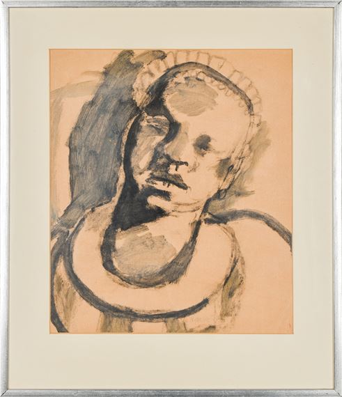 173 Malte Nyberg Tolf 1929-2013 Blandteknik på papper