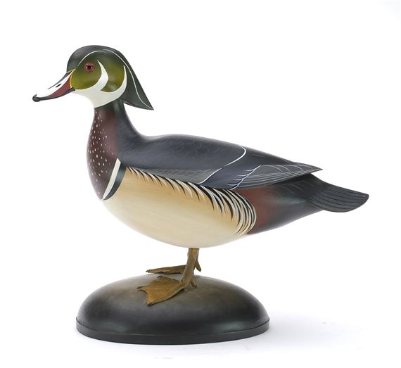 George Strunk | Hollow carved with raised v wing tips, incised tail ...