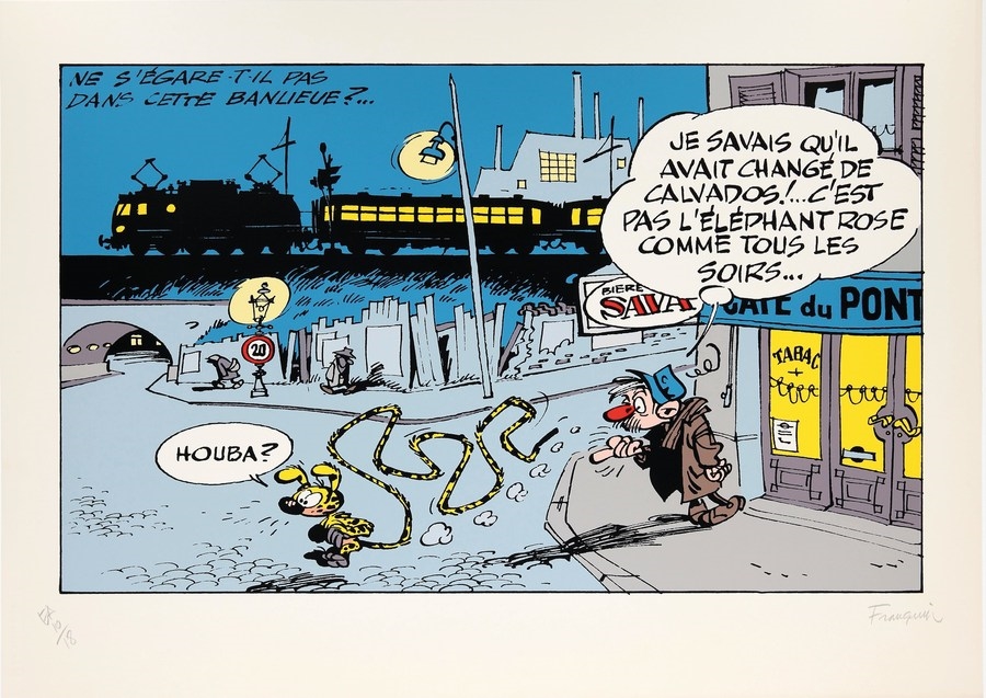 Artwork by André Franquin, Franquin, Made of Serigraphs