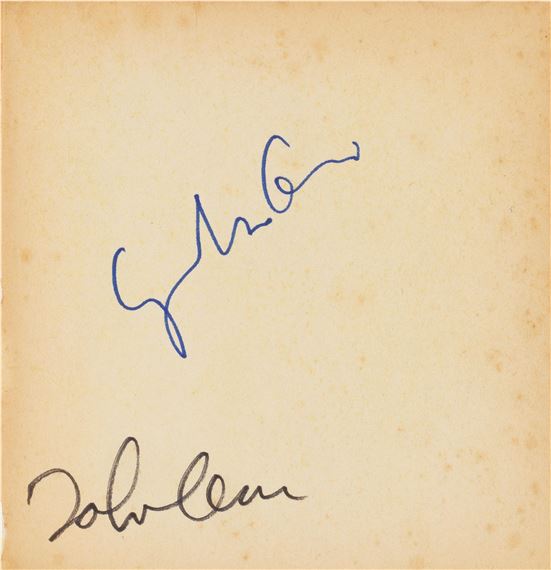 An Autographed Copy Of Grapefruit By Yoko Ono by John Lennon, Yoko Ono, 1971