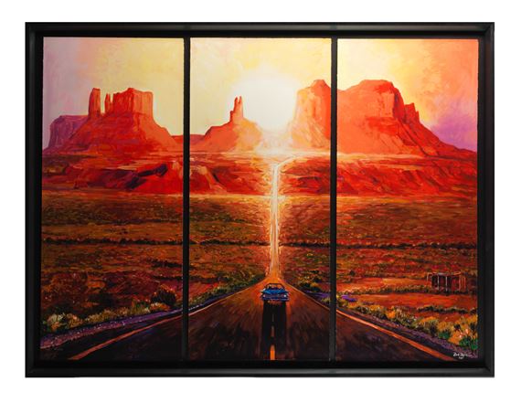 Bob Dylan | Sunset, Monument Valley (2022) | MutualArt