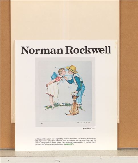 Norman Rockwell | Young Love: Buttercup (1975) | MutualArt