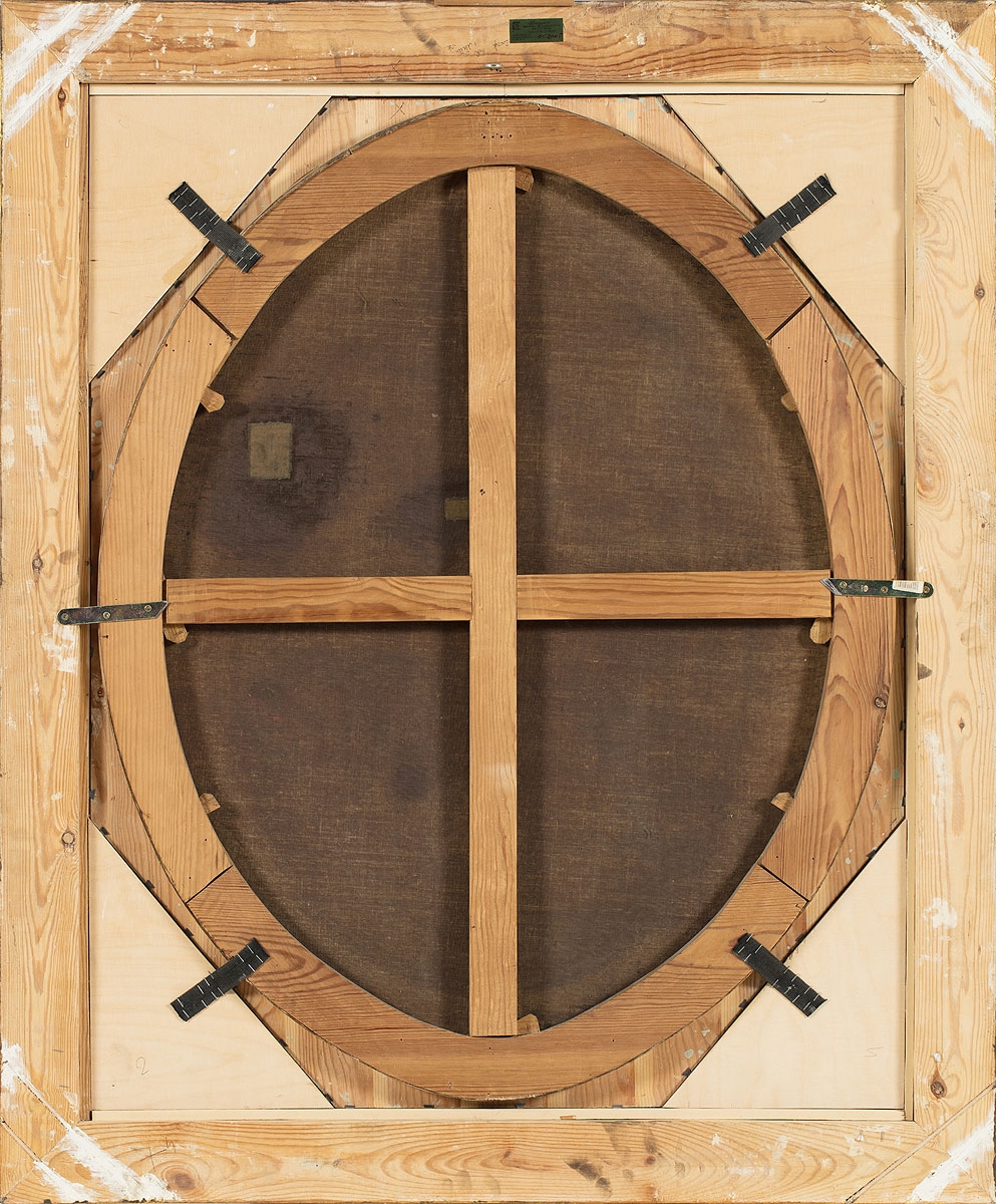 Artwork by Carl Begas, Portret kobiecy, 1852, Made of olej, płótno