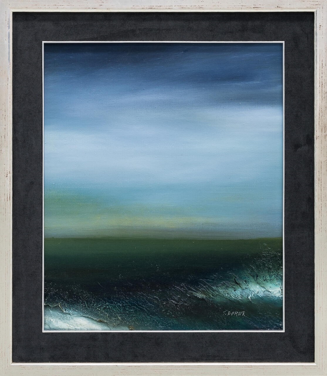 Artwork by Tadeusz Dorota, Landscape, Made of oil on canvas