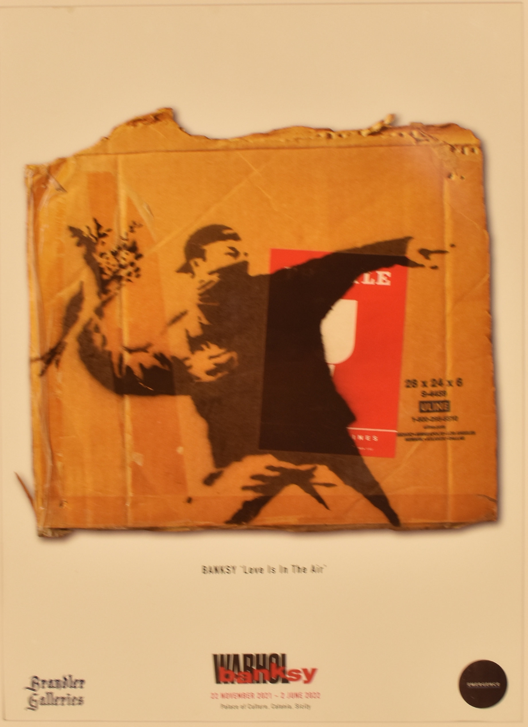 Banksy PROMO POSTER FOR WARHOL / BANKSY EXHIBITION MutualArt