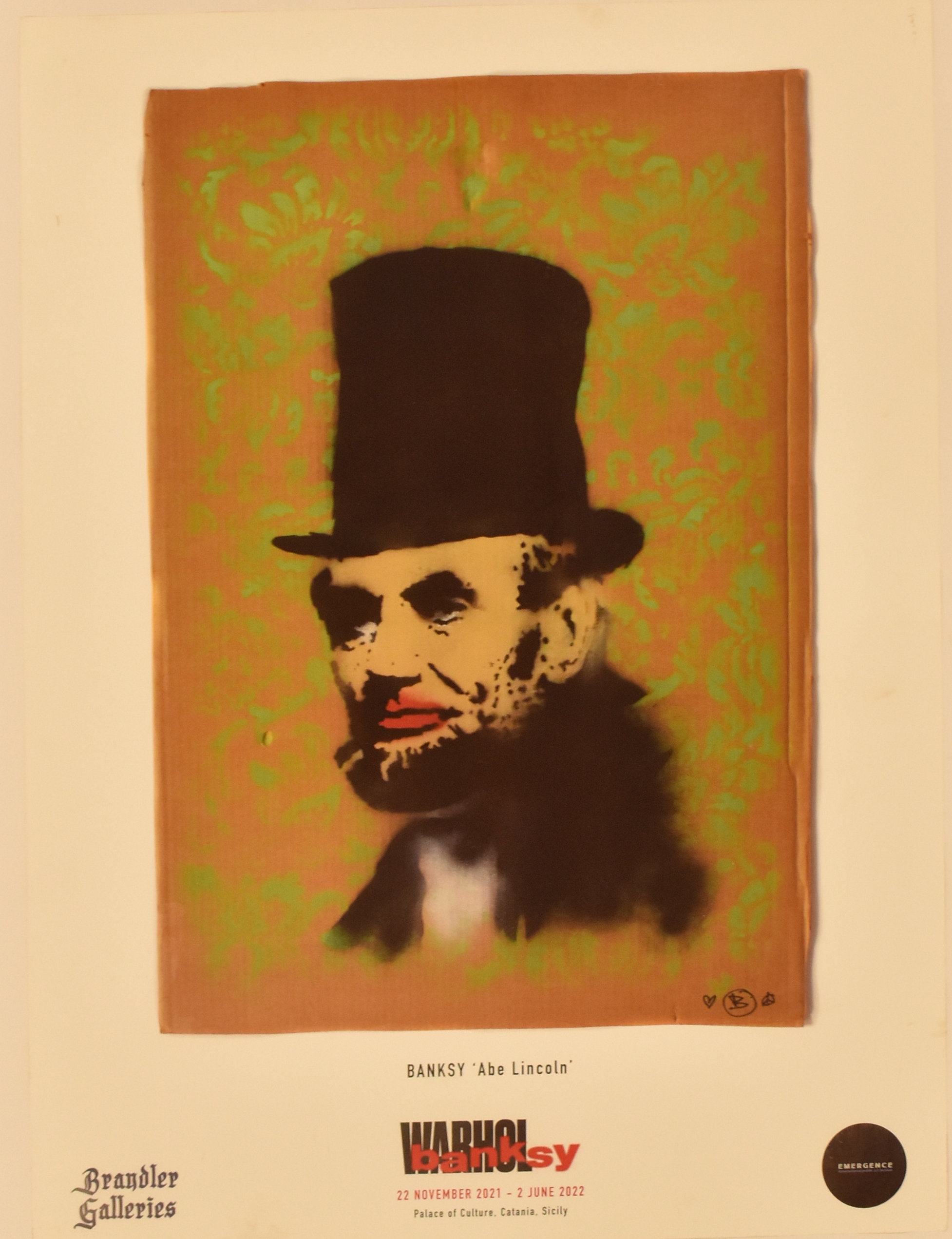 Banksy PROMO POSTER FOR WARHOL / BANKSY EXHIBITION MutualArt