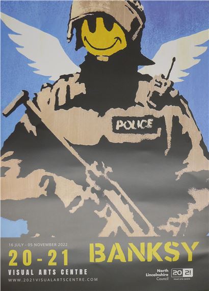 Banksy | Flying Copper | MutualArt