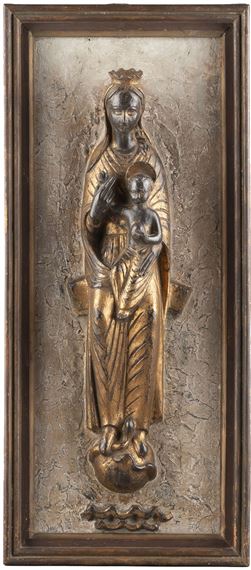 RELIEF MARIA IMMACULATA MIT DEM CHRISTUSKIND - Emil Sutor