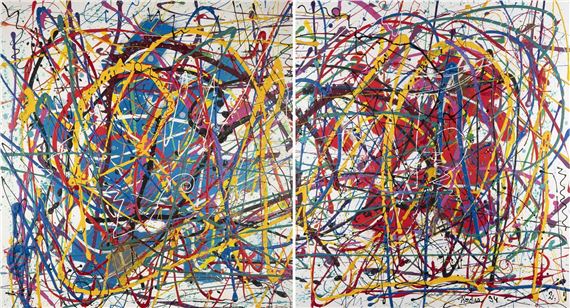 PAAR ABSTRAKTE KOMPOSITIONEN (1994 by Horst Kordes, 1958