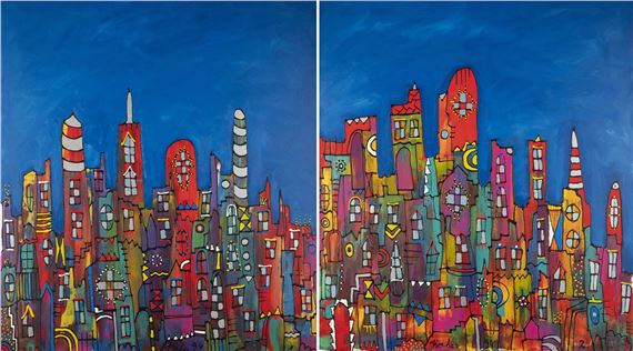 PAAR GEMÄLDE (1994 by Horst Kordes, 1958