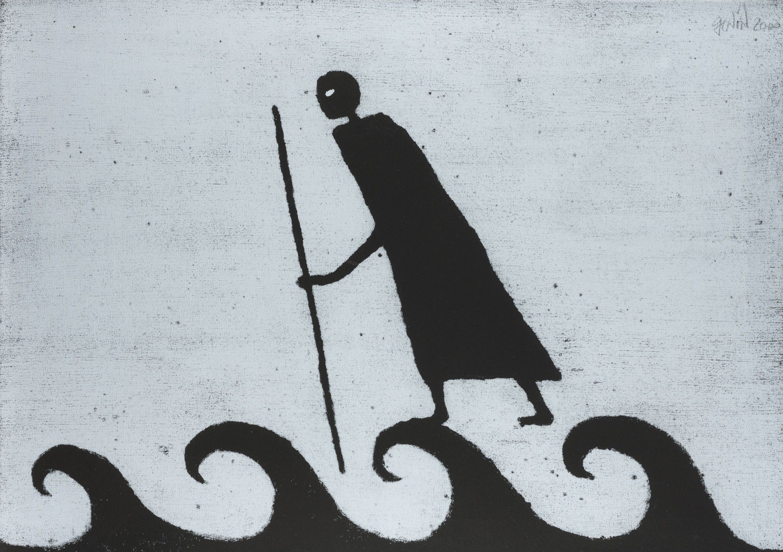 Artwork by Albrecht Genin, OHNE TITEL' (2000, Made of Oil on canvas