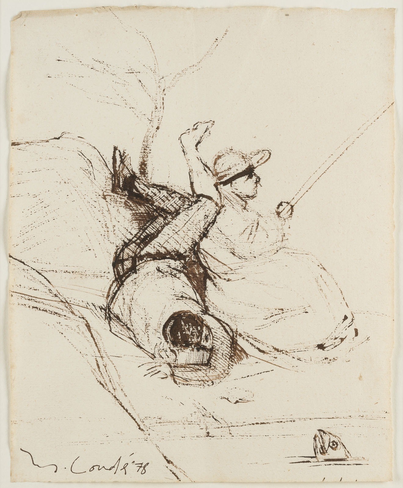 Artwork by Miguel Condé, PAAR ZEICHNUNGEN (1978, Made of Ink on paper