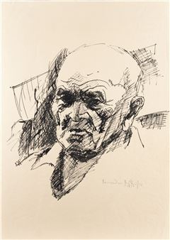 ZWEI ZEICHNUNGEN (1950/1968 - Hans Kaiser