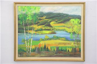 533. OLOF SUNDEMAN (1896-1964), olja på pannå - Olof Sundeman