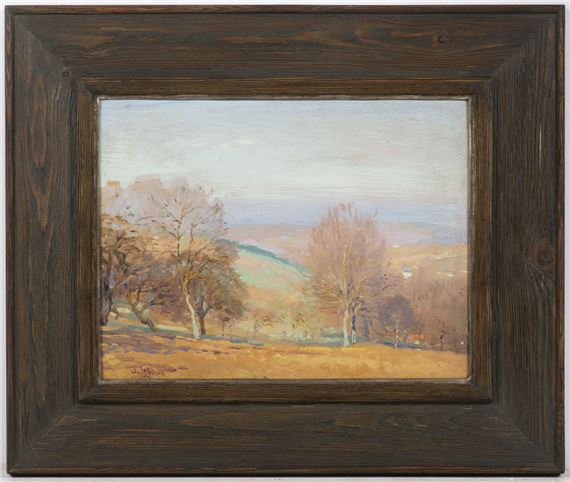 LANDSCAPE NEAR LUŽNICE by Otakar Lebeda, 1897